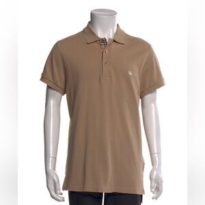 Burberry Cotton Polo Shirt - Tan